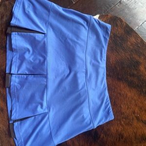 blue athletic skirt